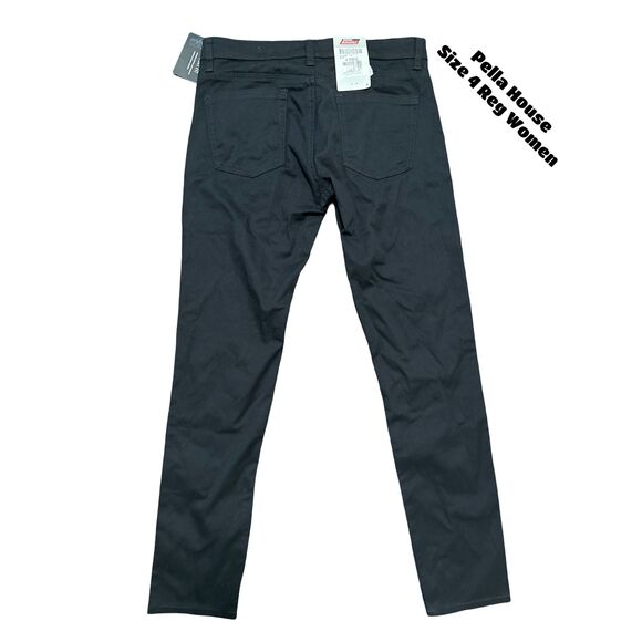 Genuine Dickies Women's Stretch Twill Skinny Service Pant Rinse Black Size 4 - Picture 4 of 6